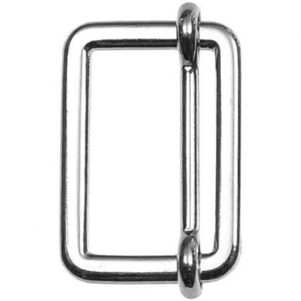 Leiterschnalle 2,5cm  Breite Nickel